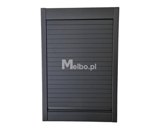 Żaluzja meblowa REHAU RAUVISIO noir Noble Matt kolor After Dark czarny