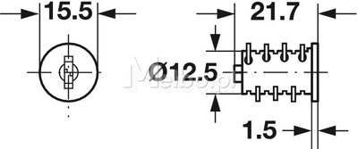 Häfele VARIANT CE wyposażenie wewnętrzne kontenerka biurowego 429.30.351