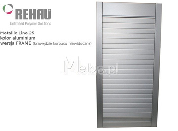 Żaluzja Roleta meblowa REHAU Metallic-Line 25 na dowolny WYMIAR