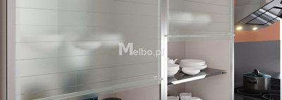 Żaluzja meblowa szklana REHAU Vetro Line 60x100cm czarny