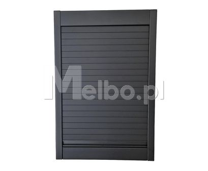 Żaluzja meblowa REHAU RAUVISIO noir Noble Matt kolor After Dark czarny