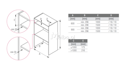 Żaluzja Roleta meblowa REHAU CRYSTAL-LINE 60 x 100 MAT