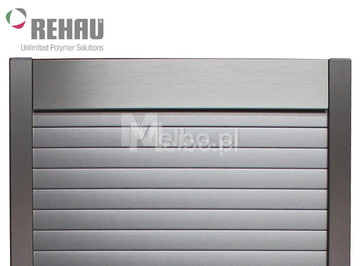 Żaluzja Roleta meblowa REHAU Metallic-Line 25 60x150cm inox
