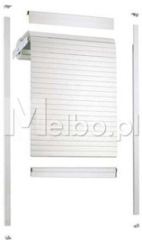 Żaluzja Roleta meblowa REHAU Metallic-Line 25 60x150cm alu