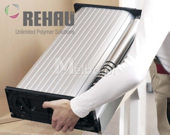 Żaluzja Roleta meblowa REHAU C-BOX 25 50x150cm alu