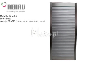 Żaluzja Roleta meblowa REHAU C-BOX 25 50x150cm inox