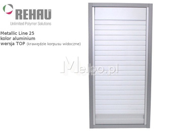 Żaluzja Roleta meblowa REHAU Metallic-Line 25 na dowolny WYMIAR