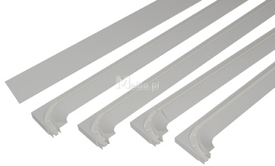 Żaluzja Roleta meblowa REHAU E23 RAL7035 POPIEL JASNY matowy na dowolny WYMIAR