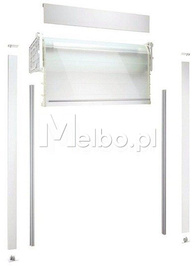 Żaluzja meblowa szklana REHAU Vetro Line 60x150cm satinato