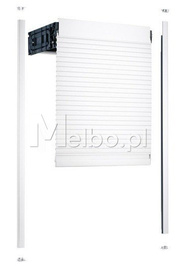 Żaluzja Roleta meblowa REHAU C-BOX 25 60x100cm inox