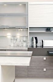 Żaluzja Roleta meblowa REHAU C-BOX 25 50x150cm inox